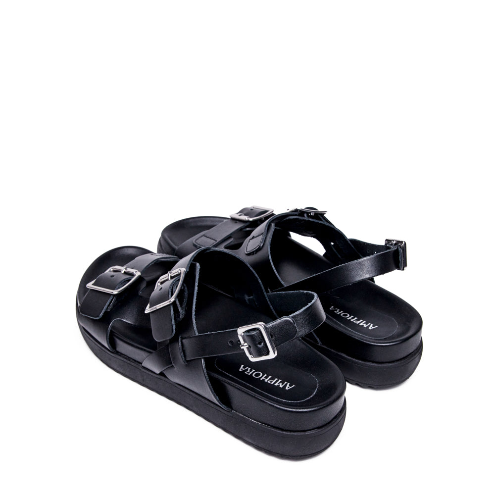 Sandalia lalisa cuero negro