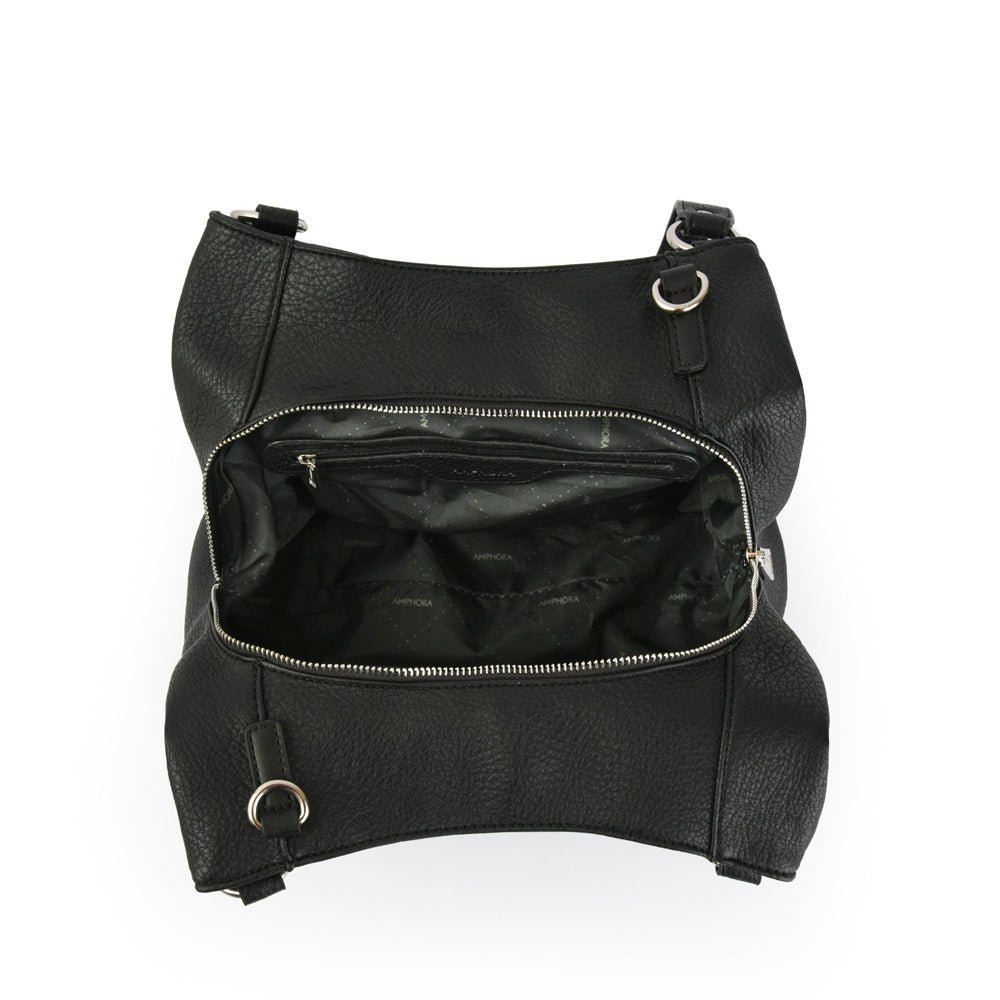 amphora montpellier cartera dos asas tres divisiones mediana negro