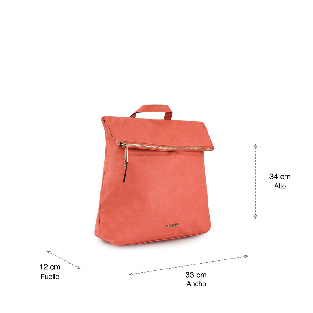 Mochila grande vilma coral