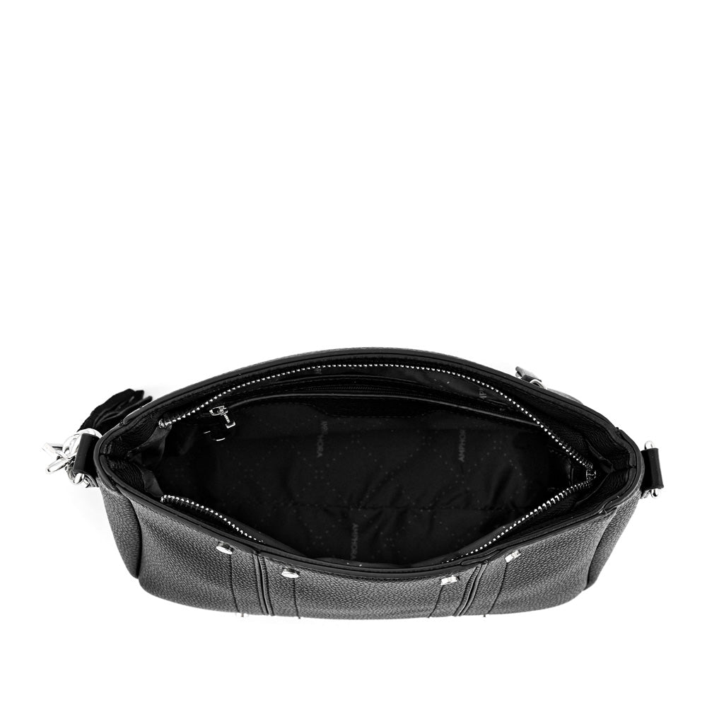 Cartera bandolera pequeña leroy Negro especial