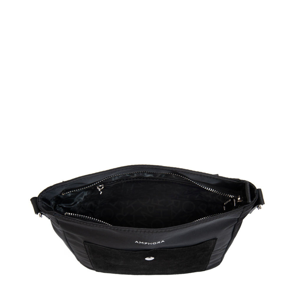 Cartera bandolera grande isela Negro especial