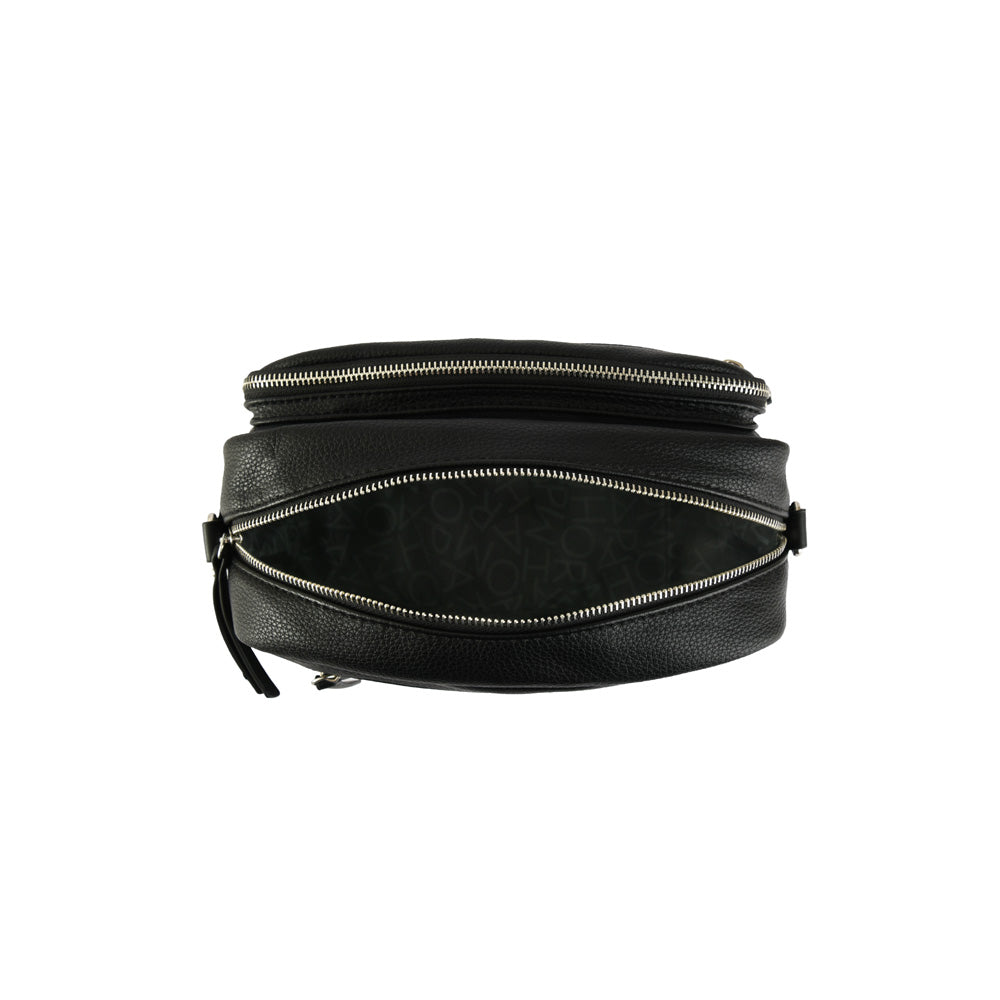 Cartera bandolera mediana metallique Negro especial