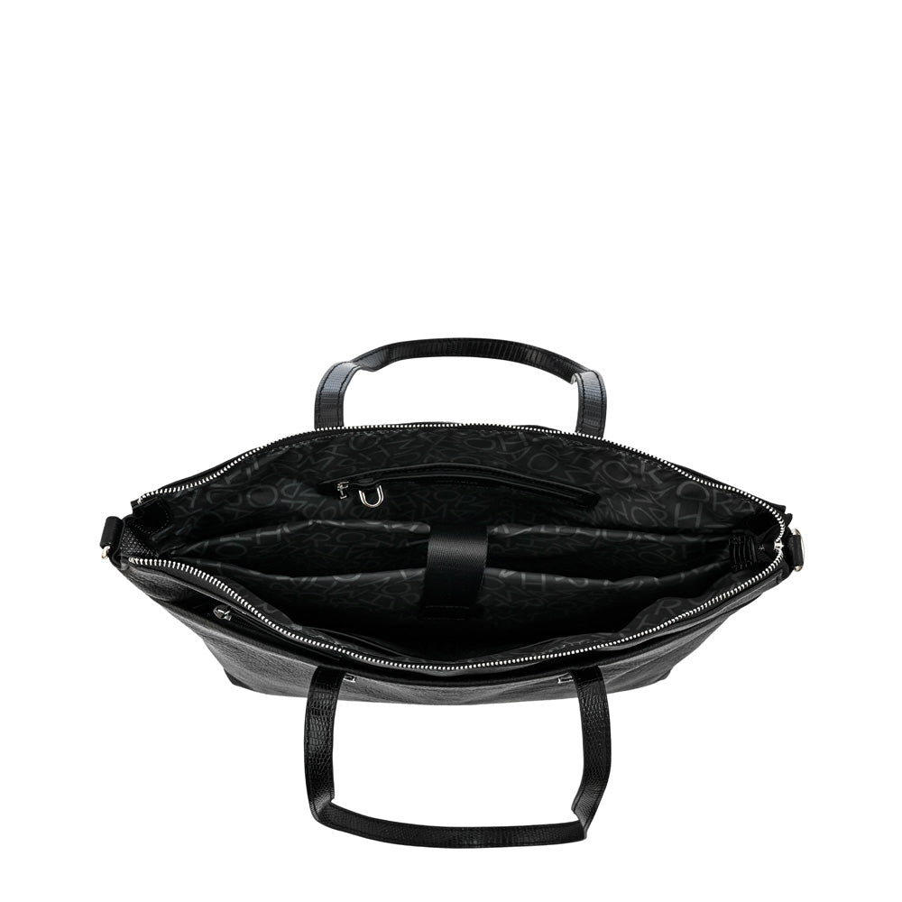 Cartera tote porta notebook lilian grande negro