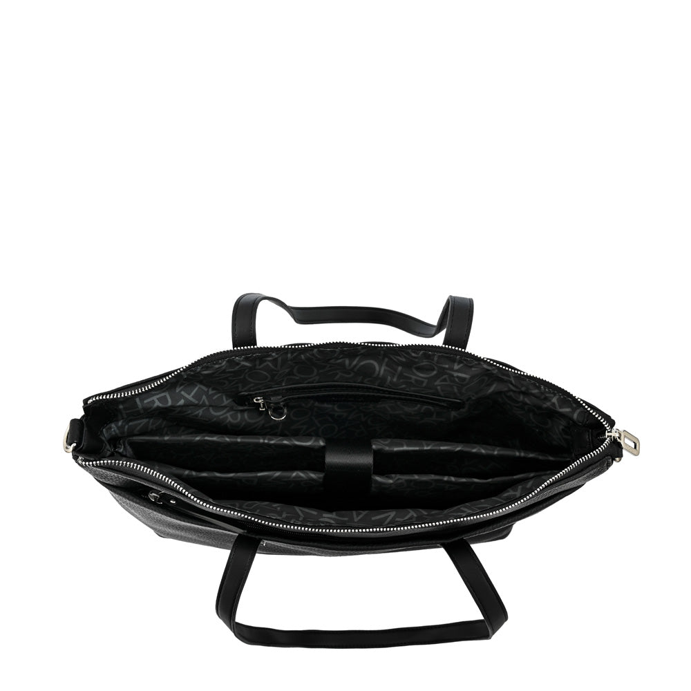 Cartera tote porta notebook lilian Negro especial
