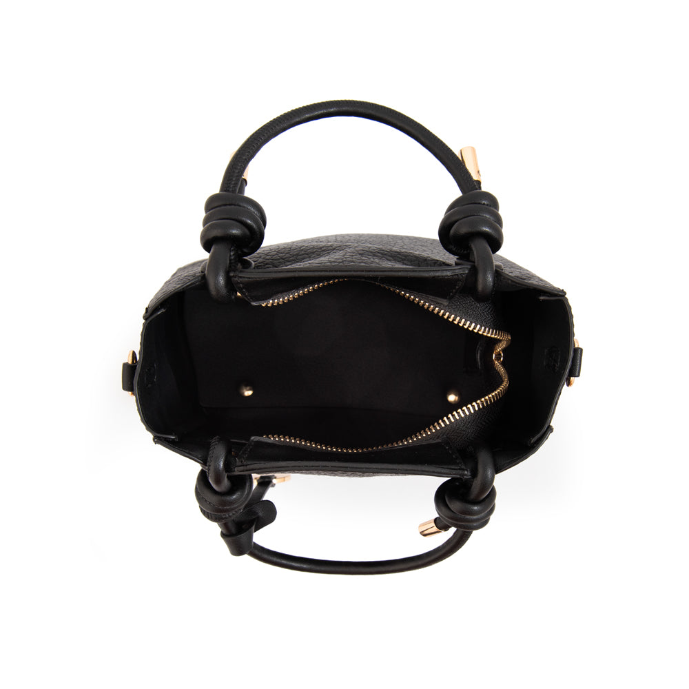 Cartera Bandolera pequeña italia negro especial