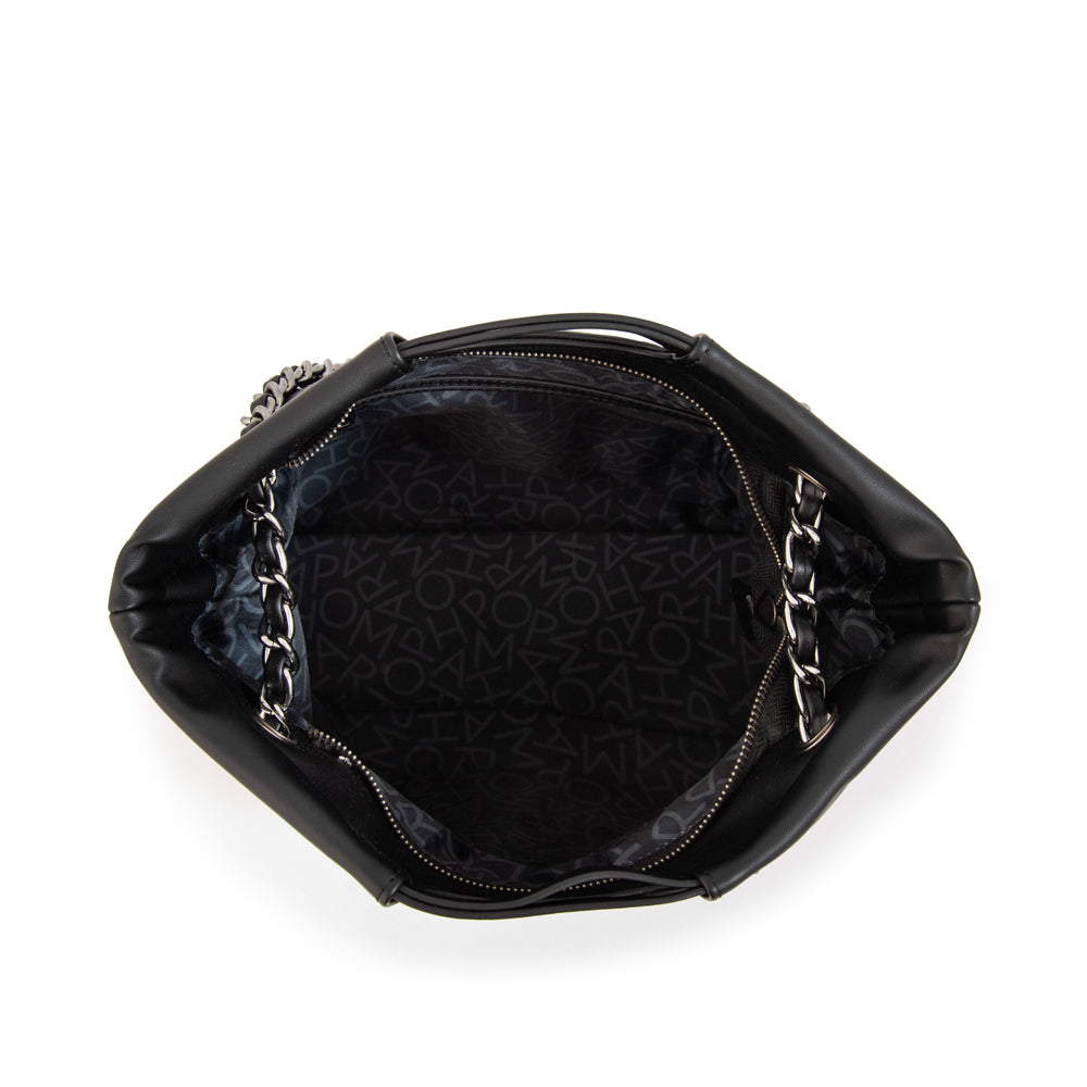 Cartera tote grande riley negro