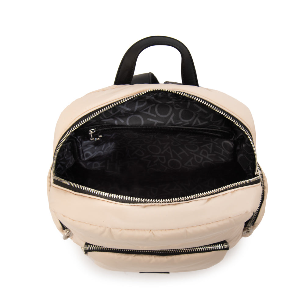 Mochila melina mediana beige
