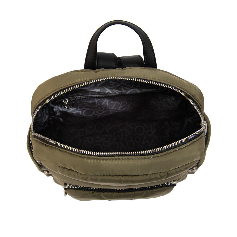 Mochila melina mediana verde oliva