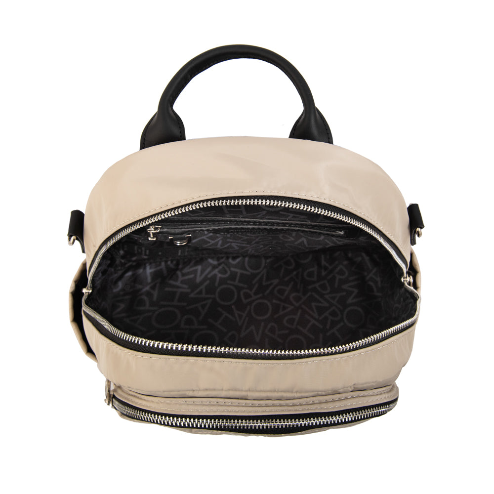 Mochila georgia mediana beige