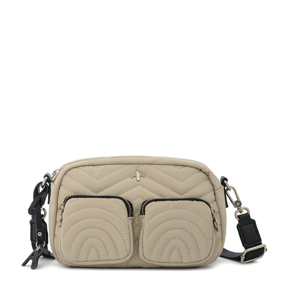 Cartera Bandolera georgia pequeña beige – Amphora Chile