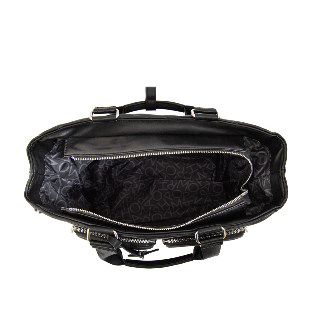 Cartera tote georgia grande negro especial