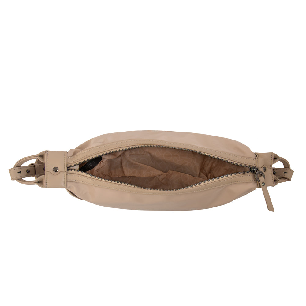 Cartera Bandolera felie mediana beige