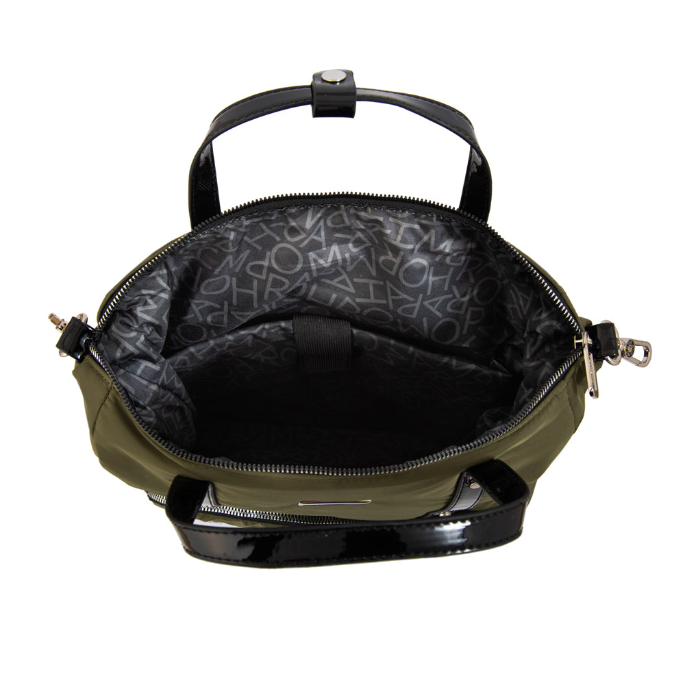 Mochila porta notebook cecilia grande verde oliva