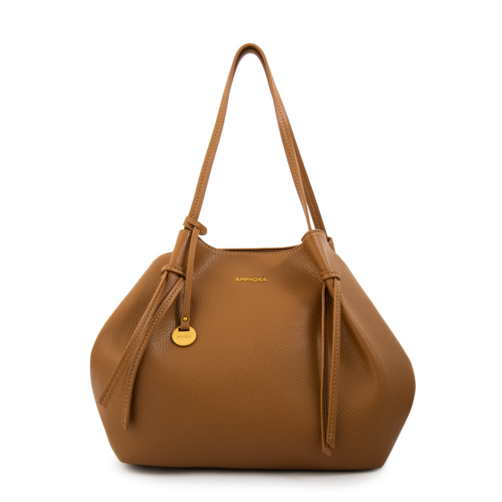 Cartera tote liria grande café – Amphora Chile