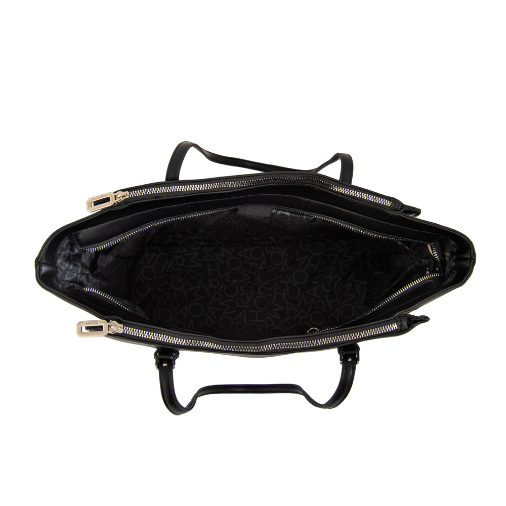 Cartera tote porta notebook samantha grande negro