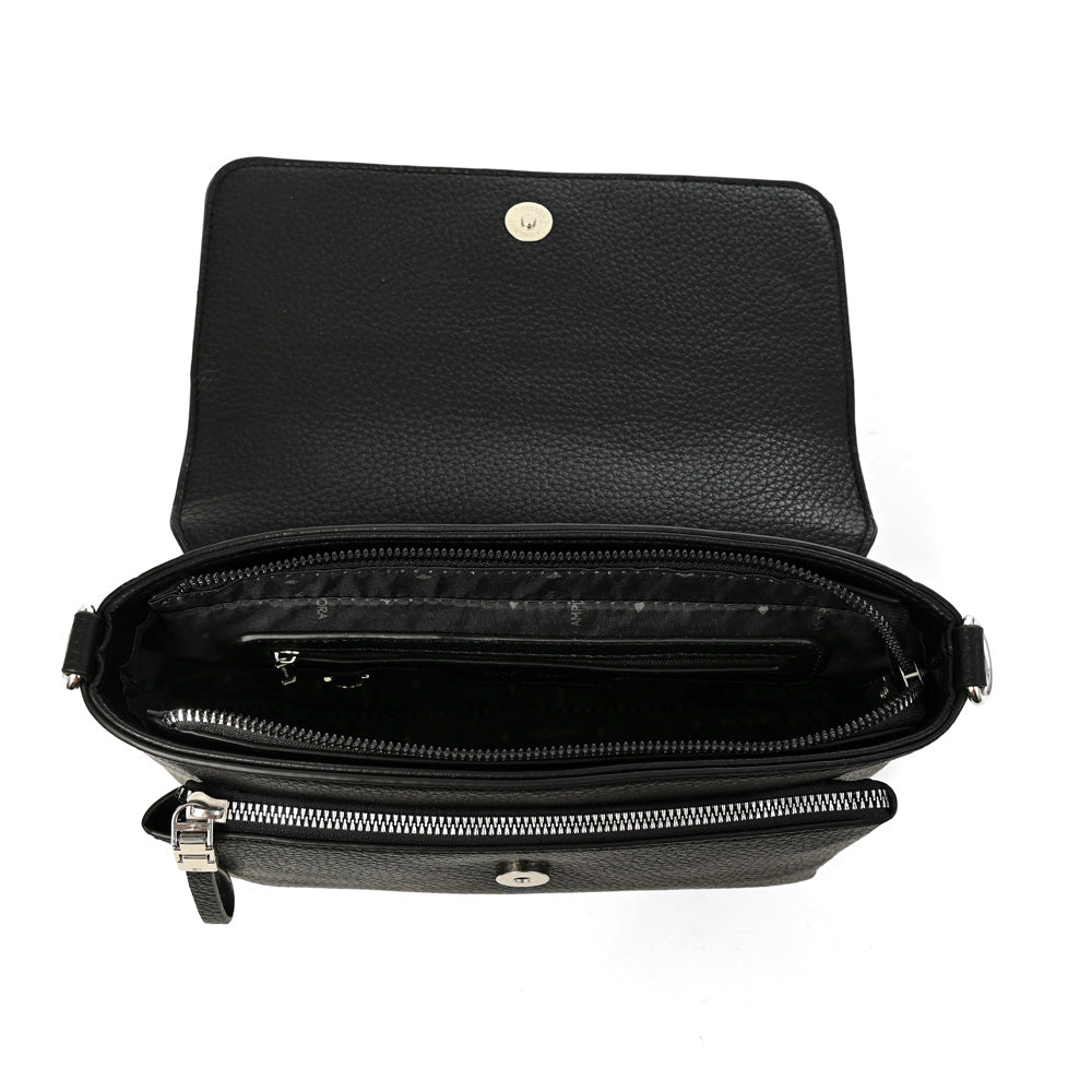 Cartera bandolera charlote mediana negro