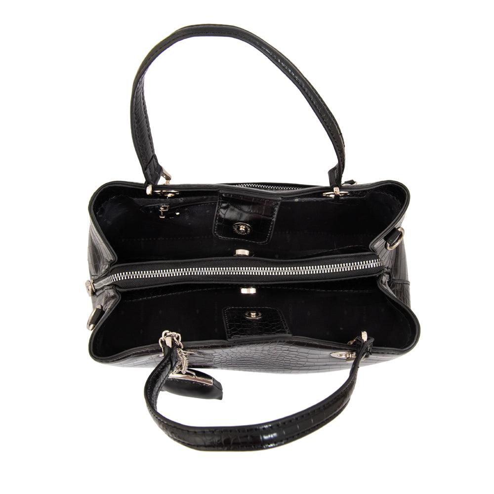 Cartera tote tres divisiones jenifer grande negro