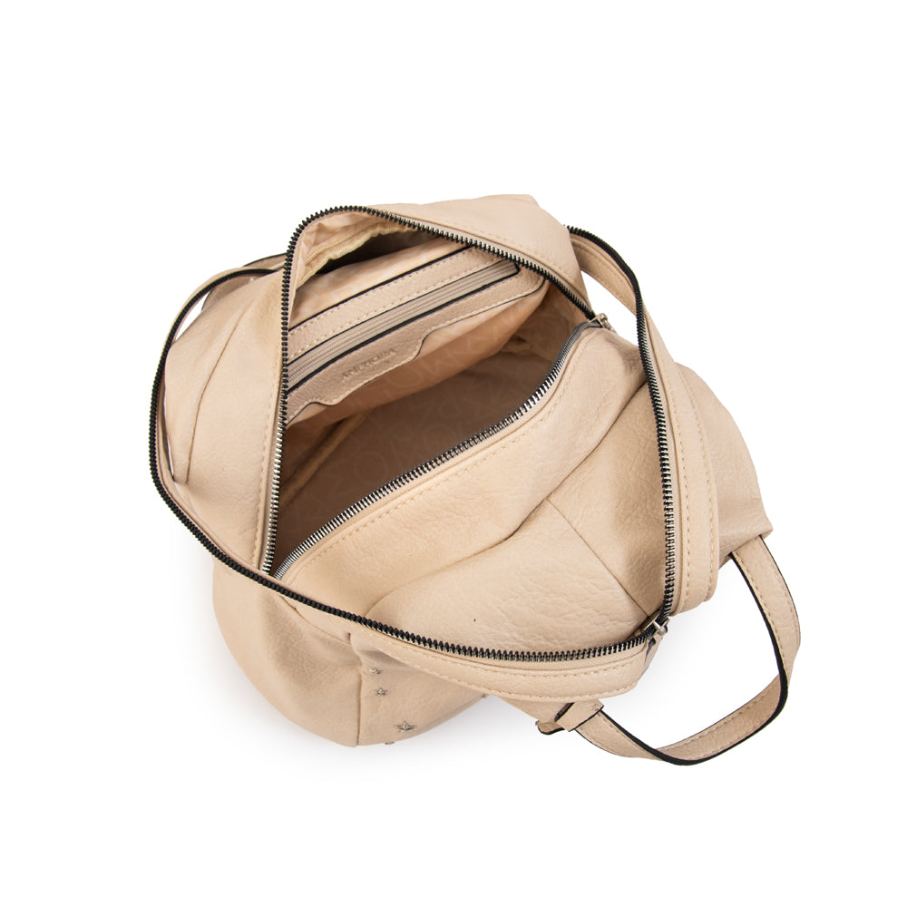 Mochila nuit mediana beige