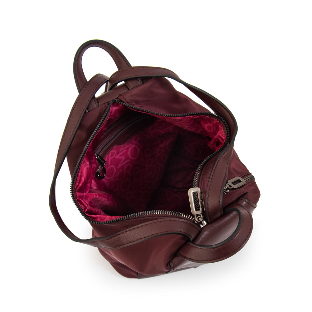 Mochila cloe mediana burdeo