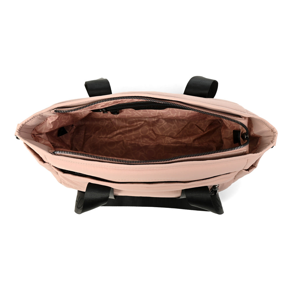 Cartera tote simona mediana rosa viejo