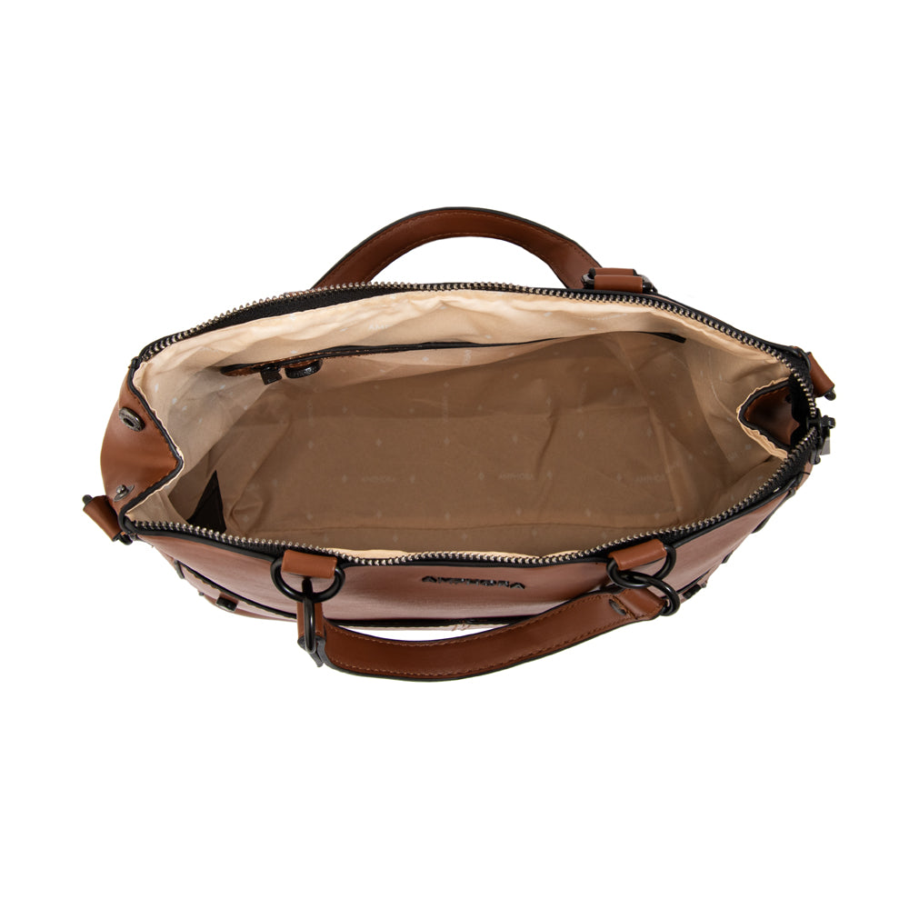 Mochila daniella mediana café