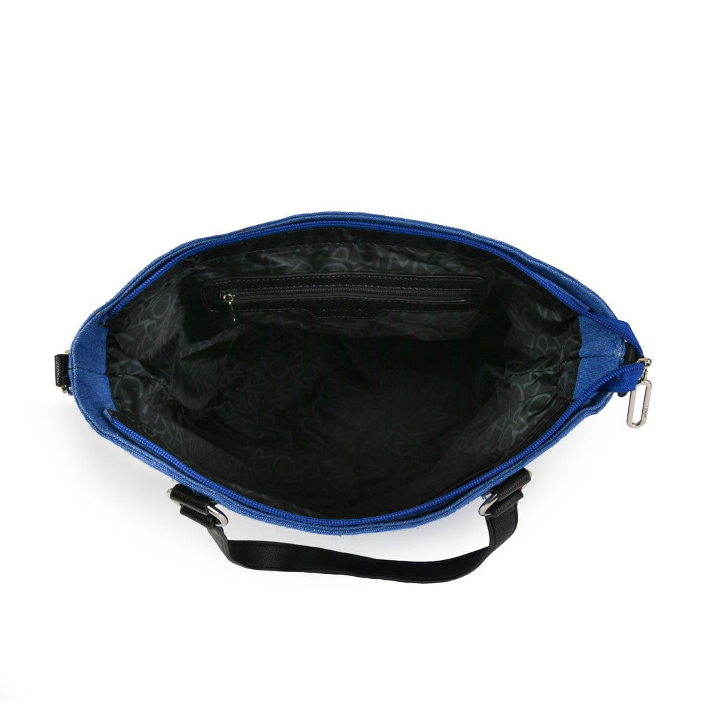 Cartera tote mika shopping grande azul