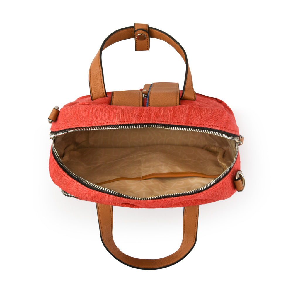 Mochila mika mediana coral