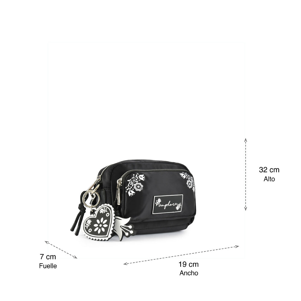 Cartera Bandolera Pequeña Agnes Negro