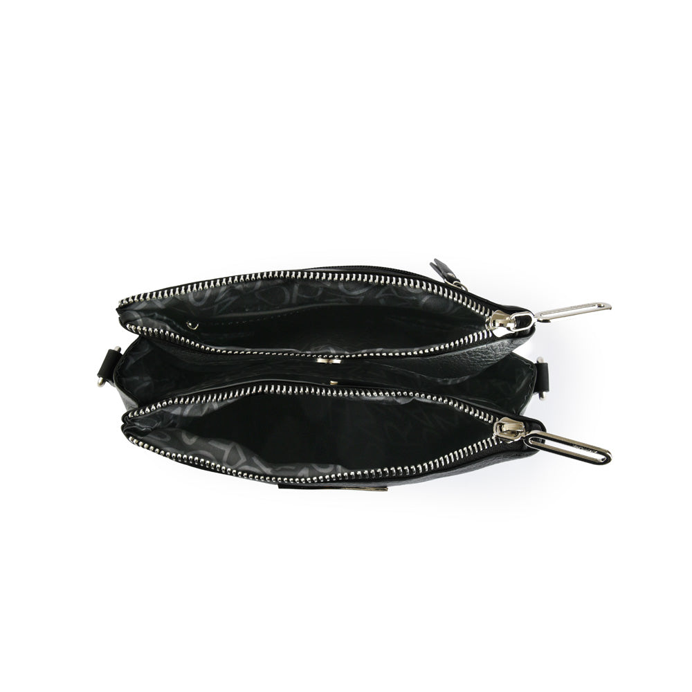 Cartera bandolera mediana becky negro