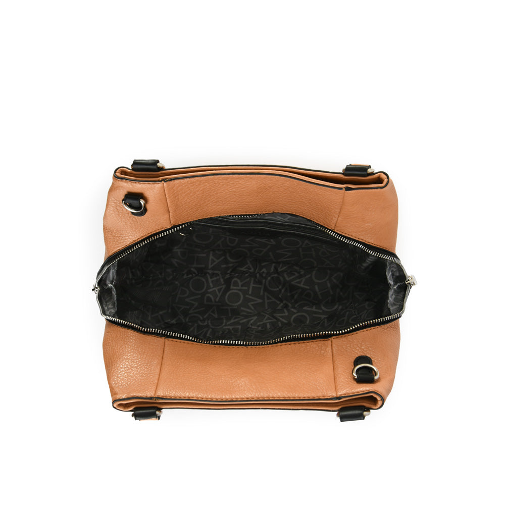 Cartera tote Tres divisiones mediana bremen camel