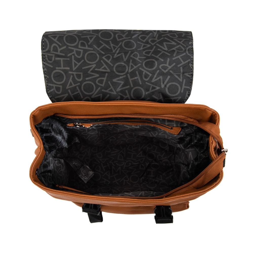 Mochila oriana grande camel