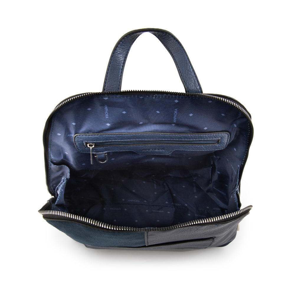 Mochila mediana calen azul oscuro