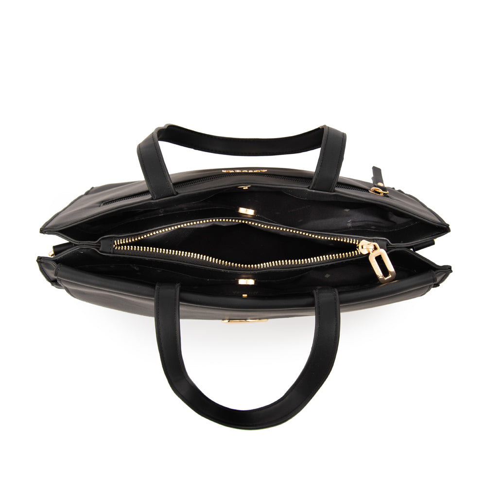 Cartera tote grande lizet negro