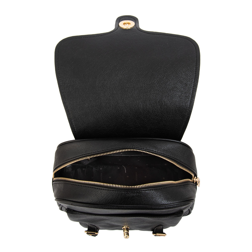 Mochila con tapa marifer mediana negro