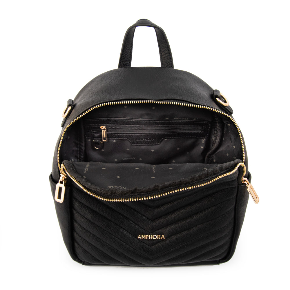 Mochila filomena mediana negro