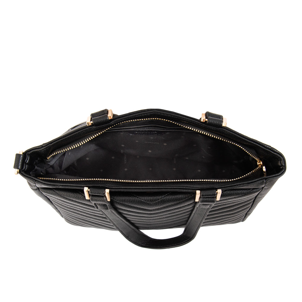 Cartera tote filomena mediana negro