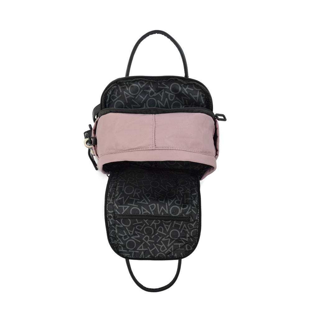 Mochila felisa pequeña rosa viejo