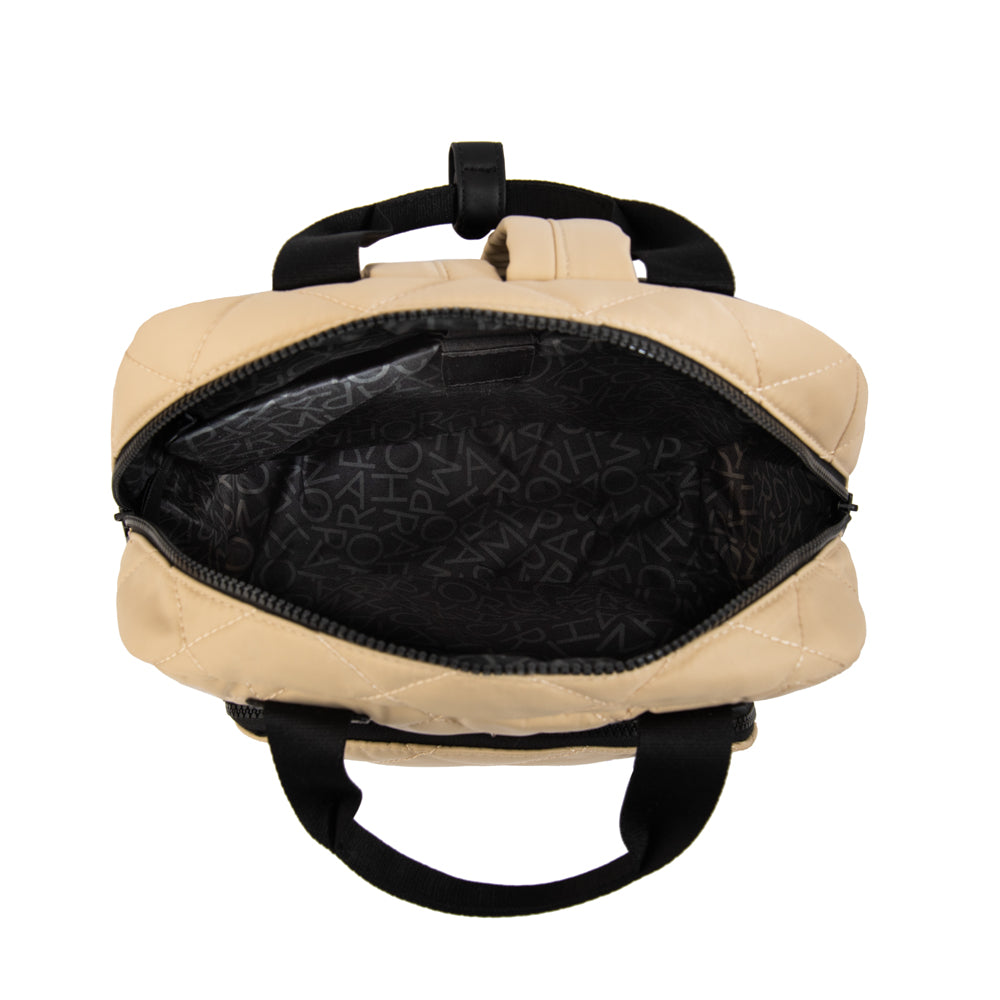 Mochila porta notebook amalia mediana beige