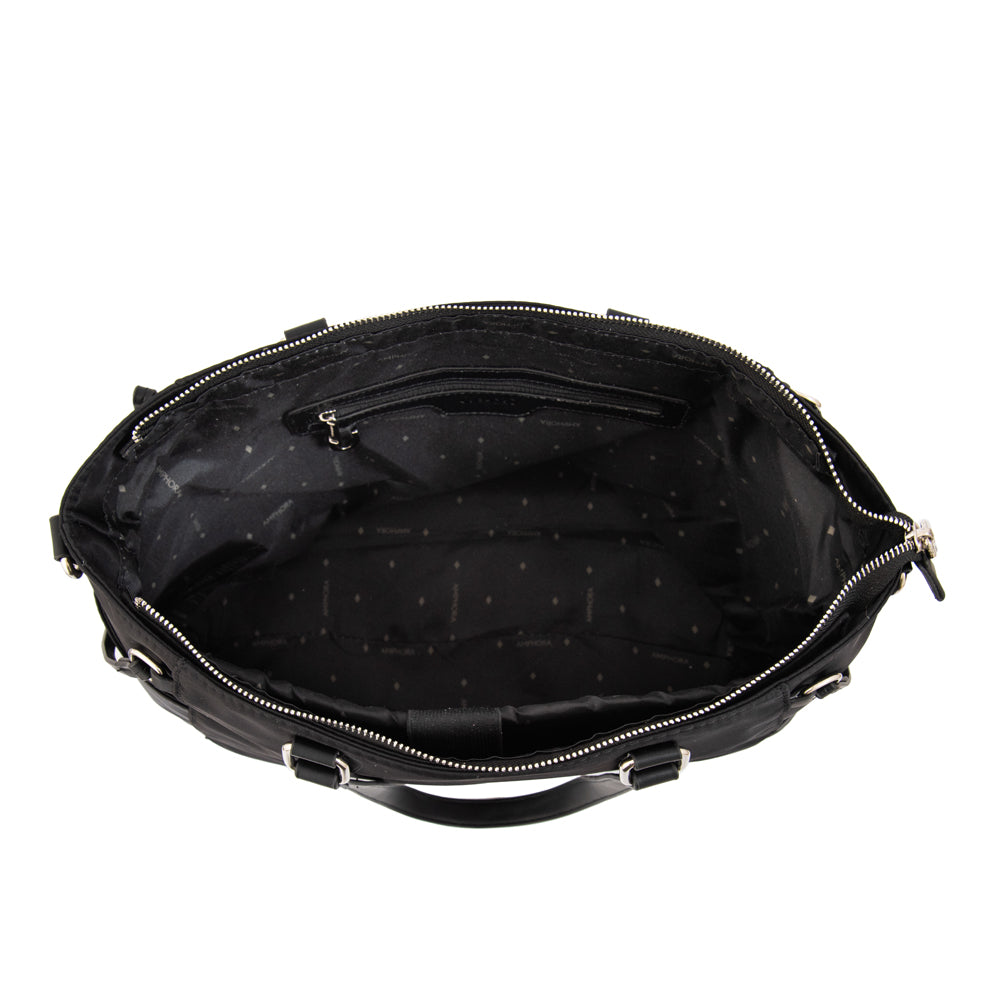 Cartera tote porta notebook romina grande negro especial