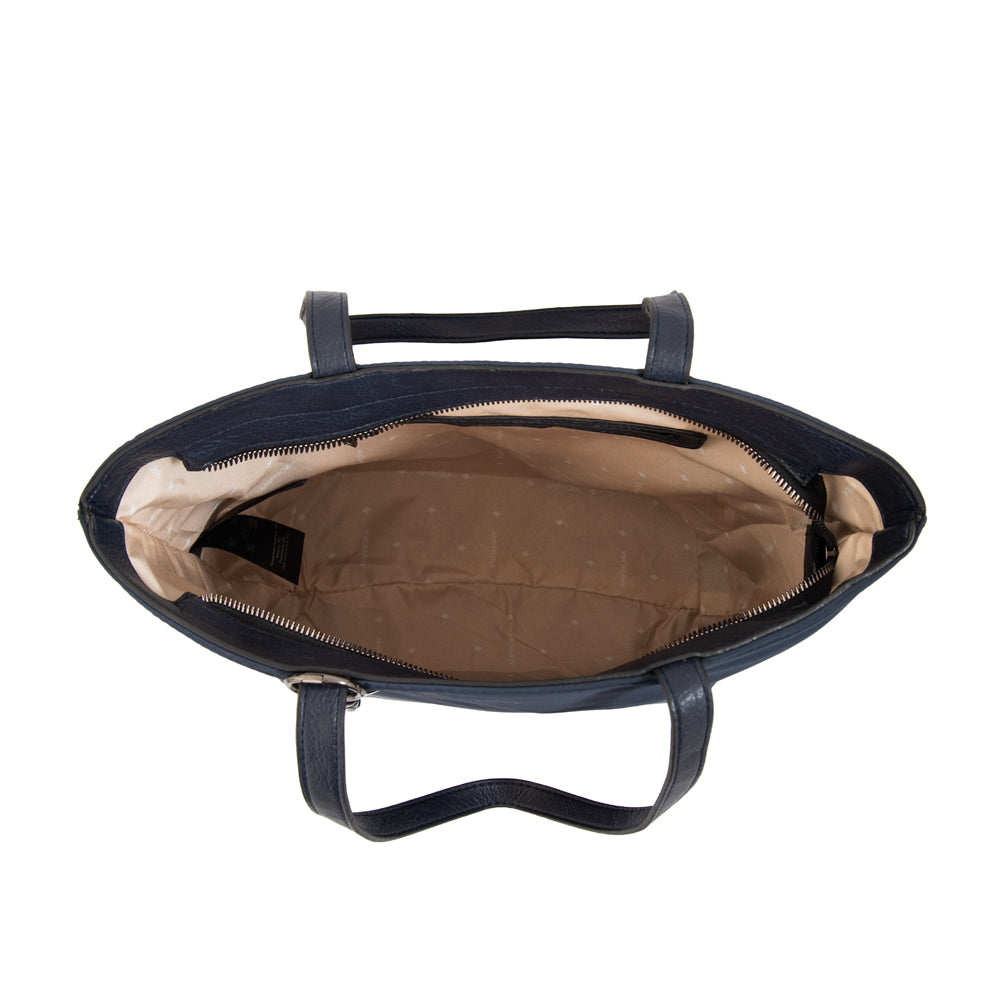 Cartera tote shopping patricia grande azul oscuro