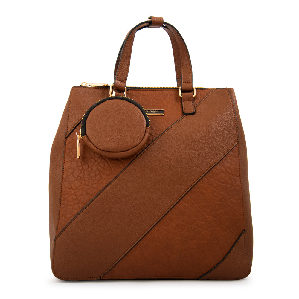 Mochila cloe mediana café – Amphora Chile