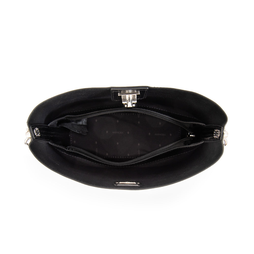 Cartera Bandolera mediana sofia negro