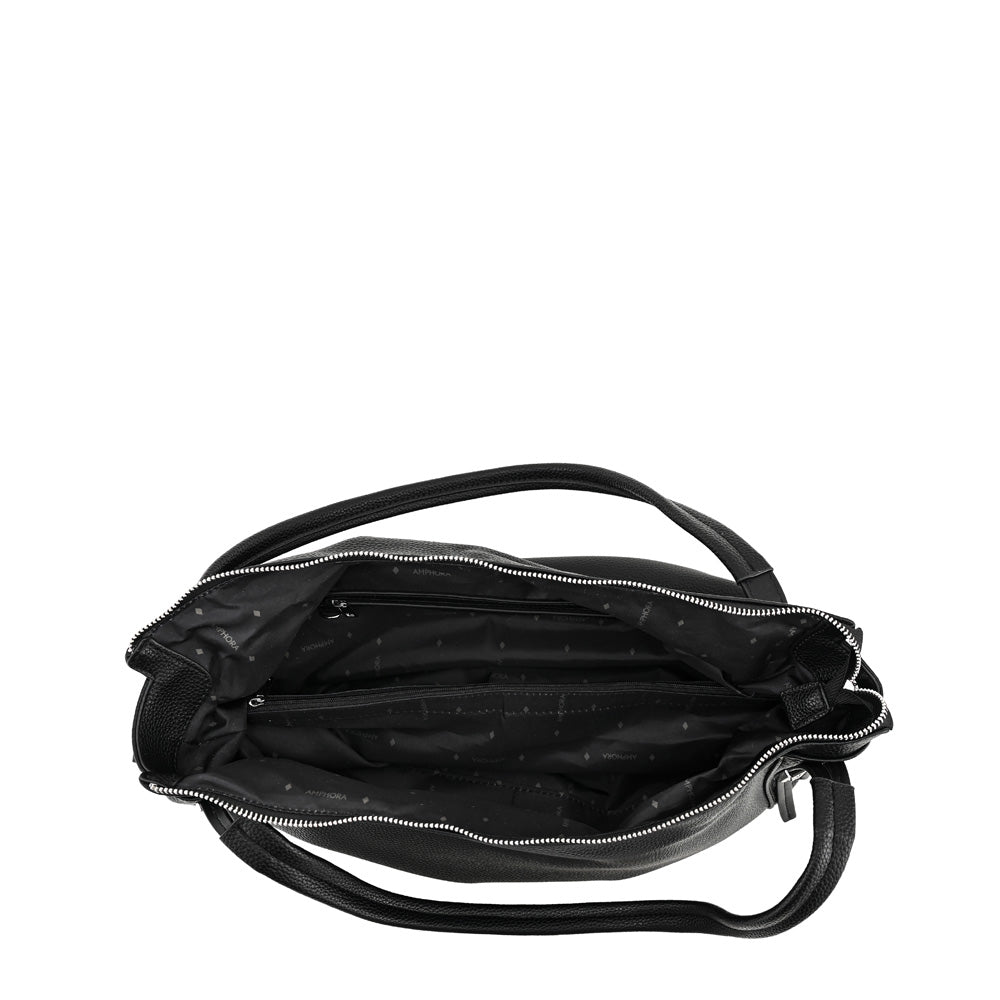 Cartera tote grande nassau negro