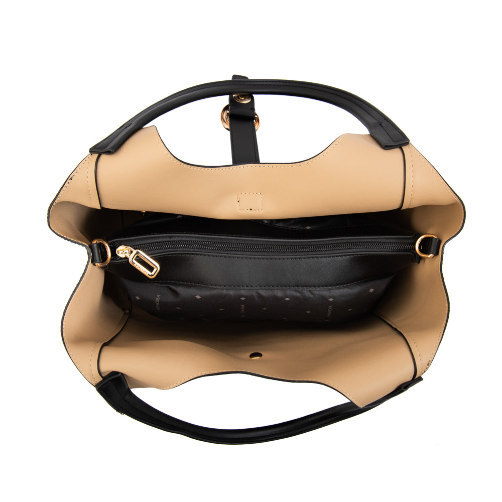 Cartera tote damaris grande negro