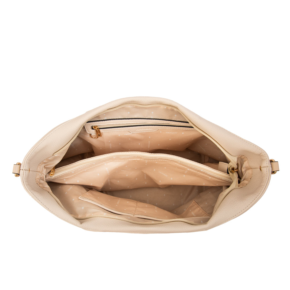 Cartera tote samanta grande beige