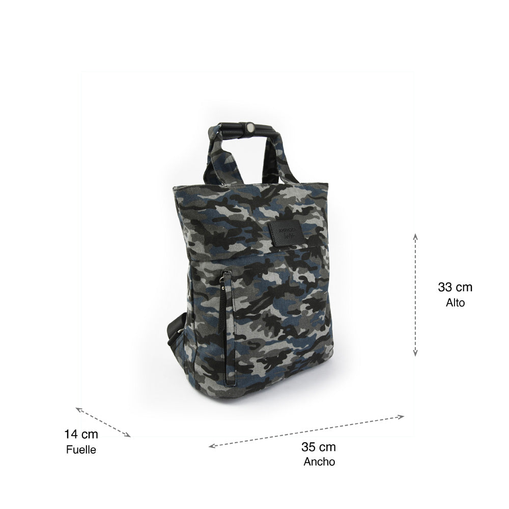 Mochila grande verito negro