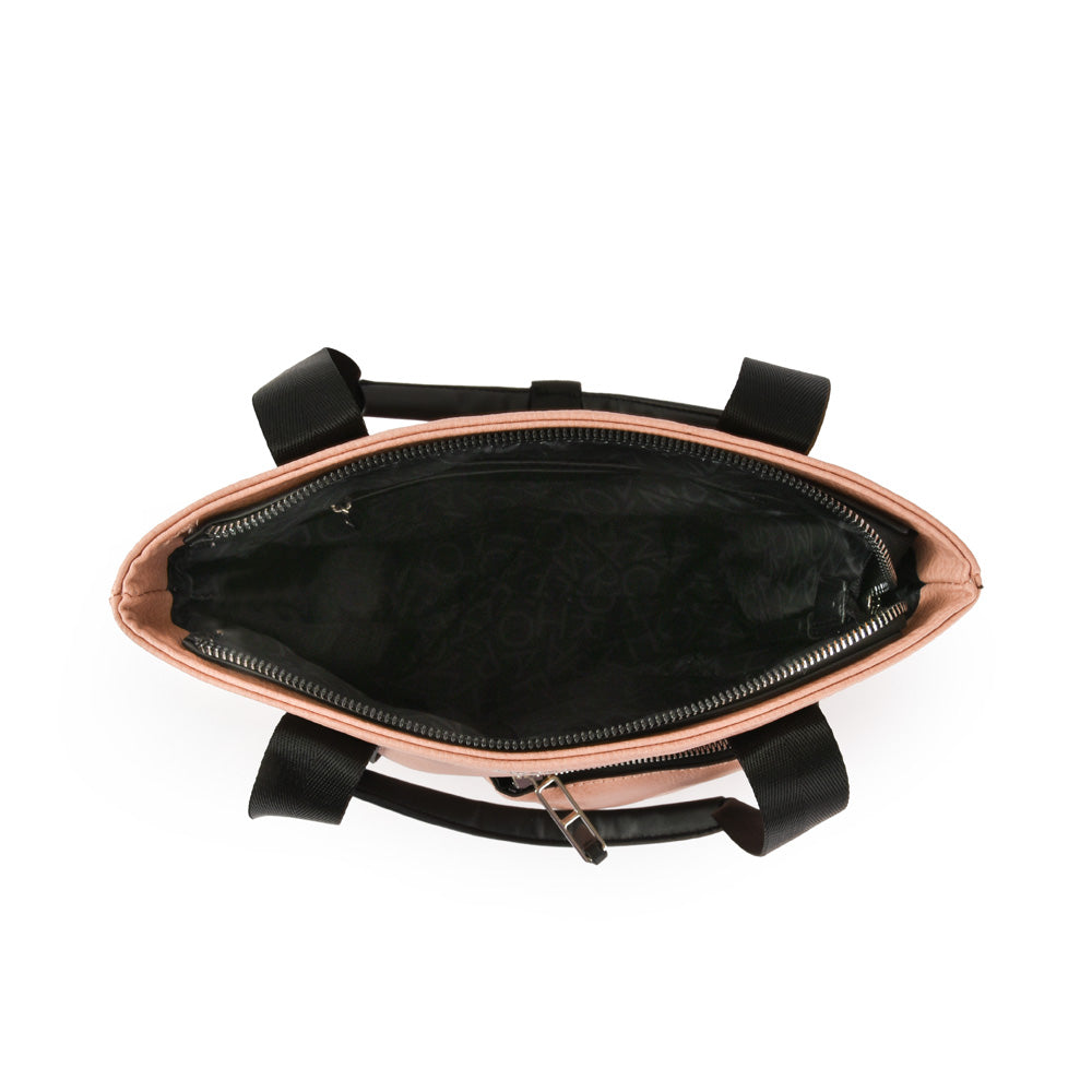 Cartera tote grande fernanda rosado