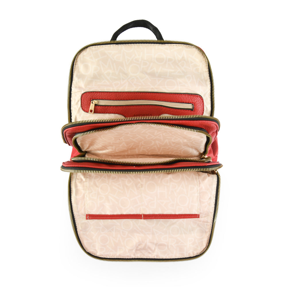 Mochila mediana jessica rojo