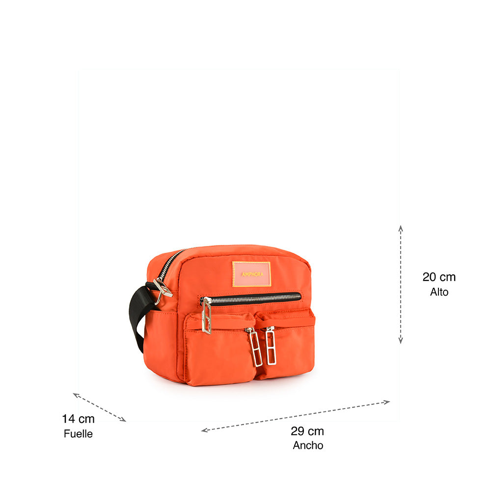 Cartera Bandolera Mediana Dollie Naranja