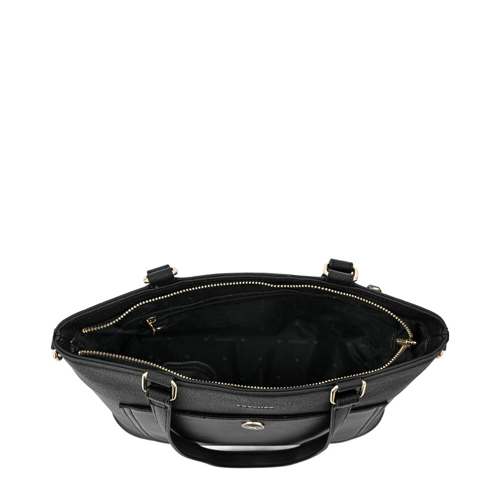 Cartera tote mediana grace negro
